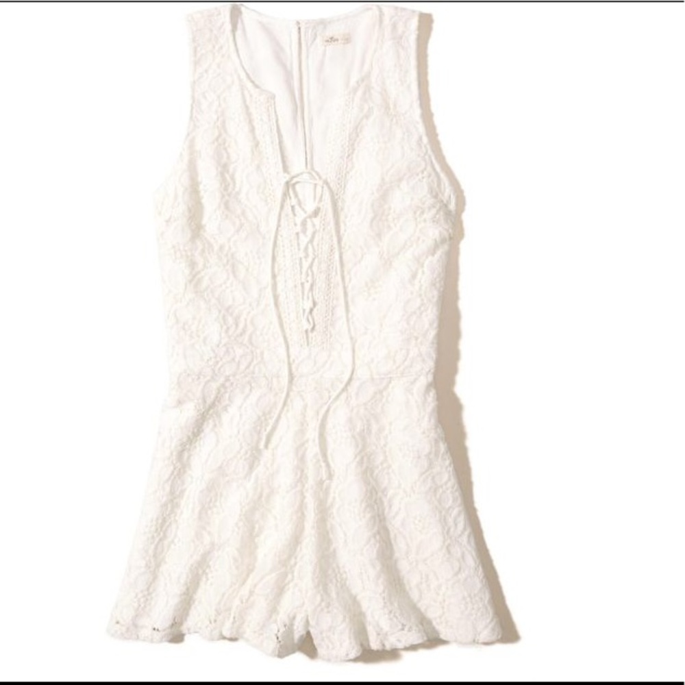 White Lace Romper
